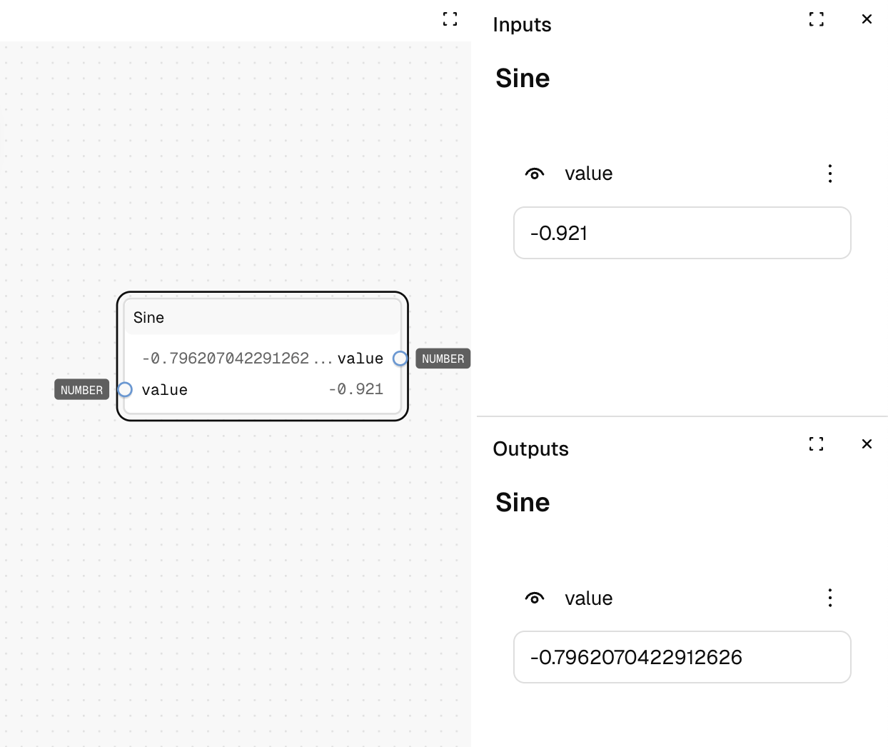 Sine Example