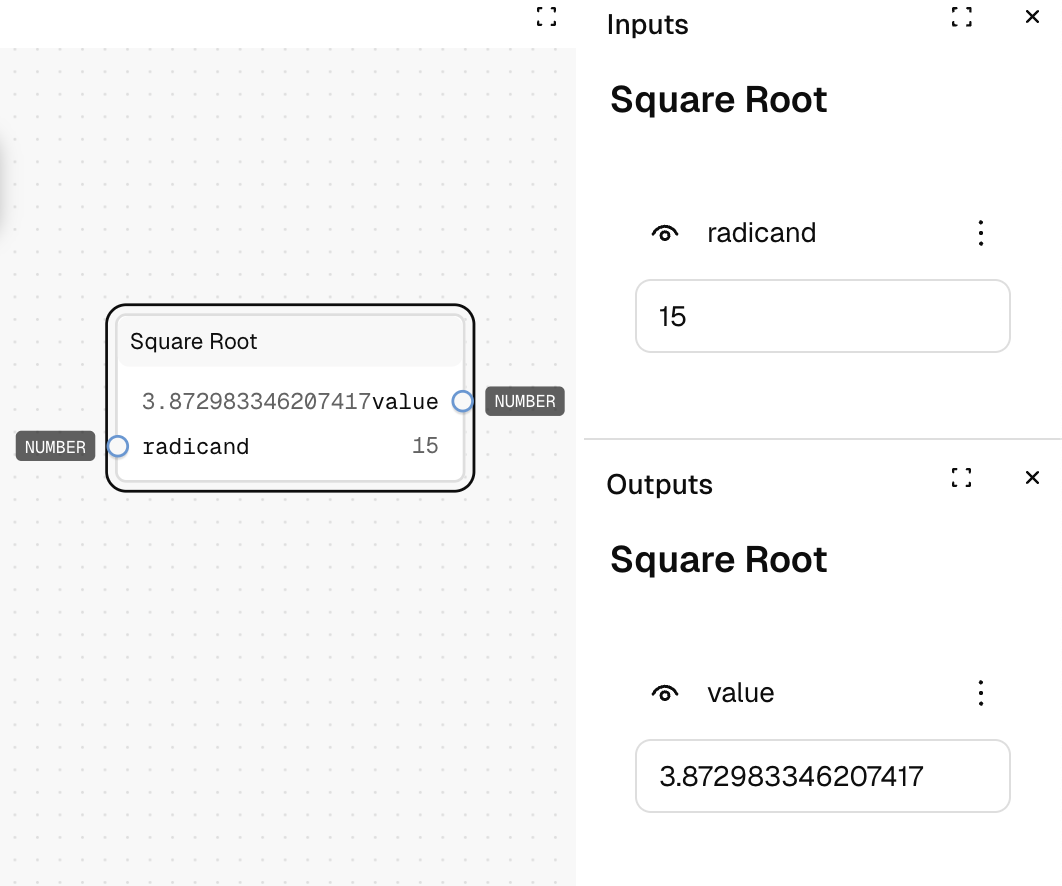 Square Root Example