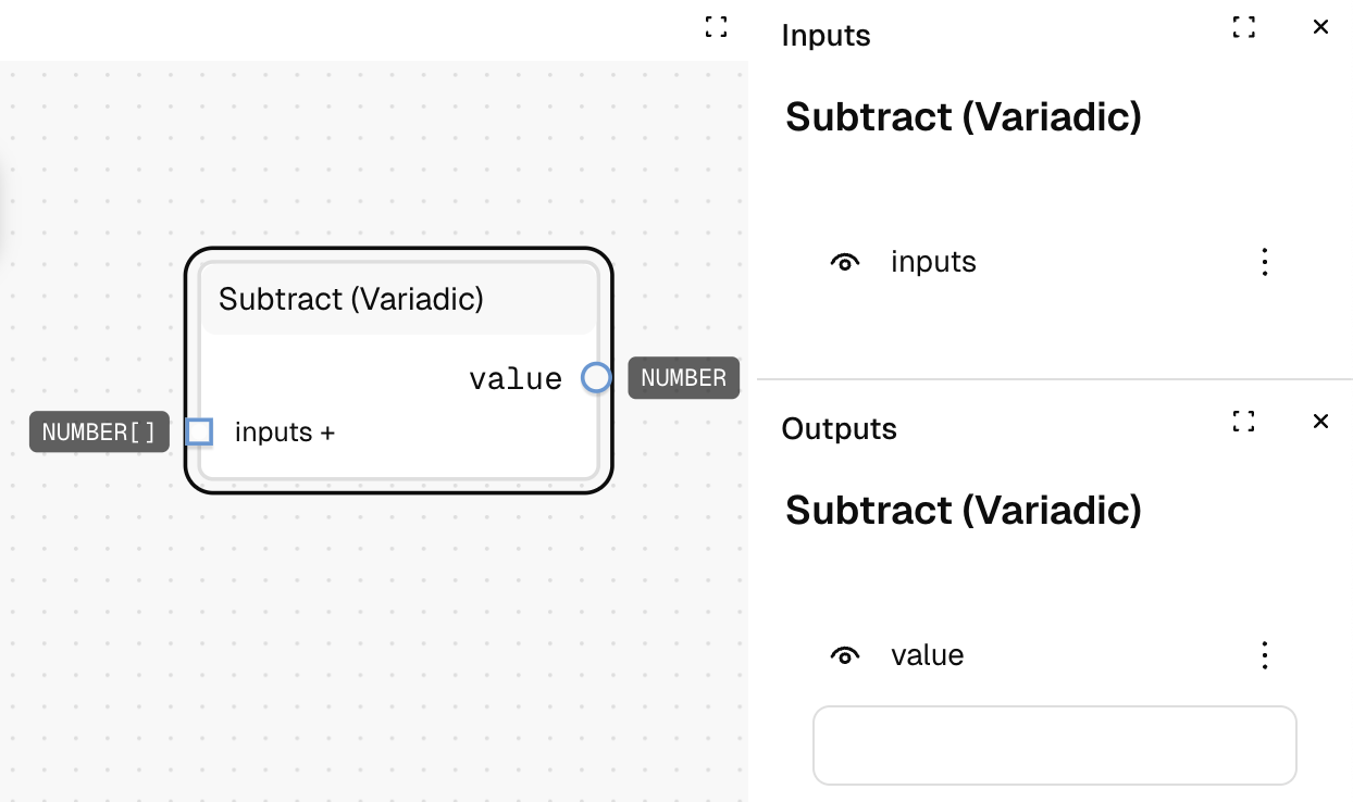 Subtract (Variadic) Example