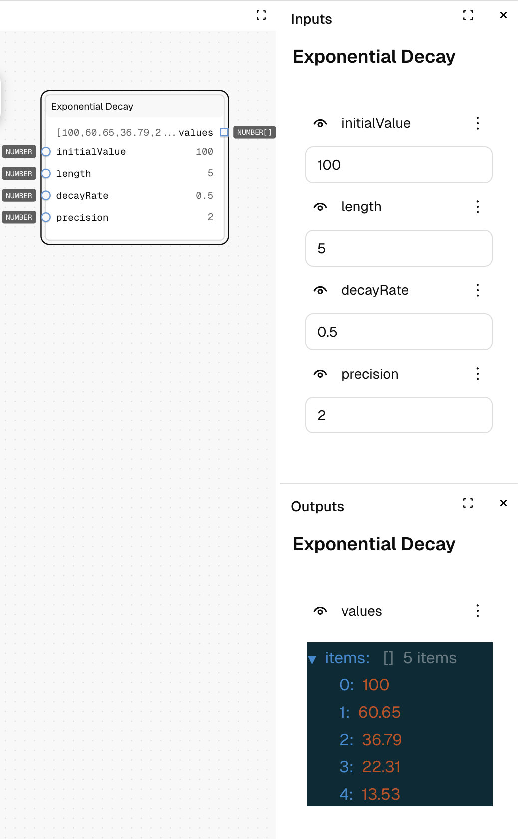 Exponential Decay Example