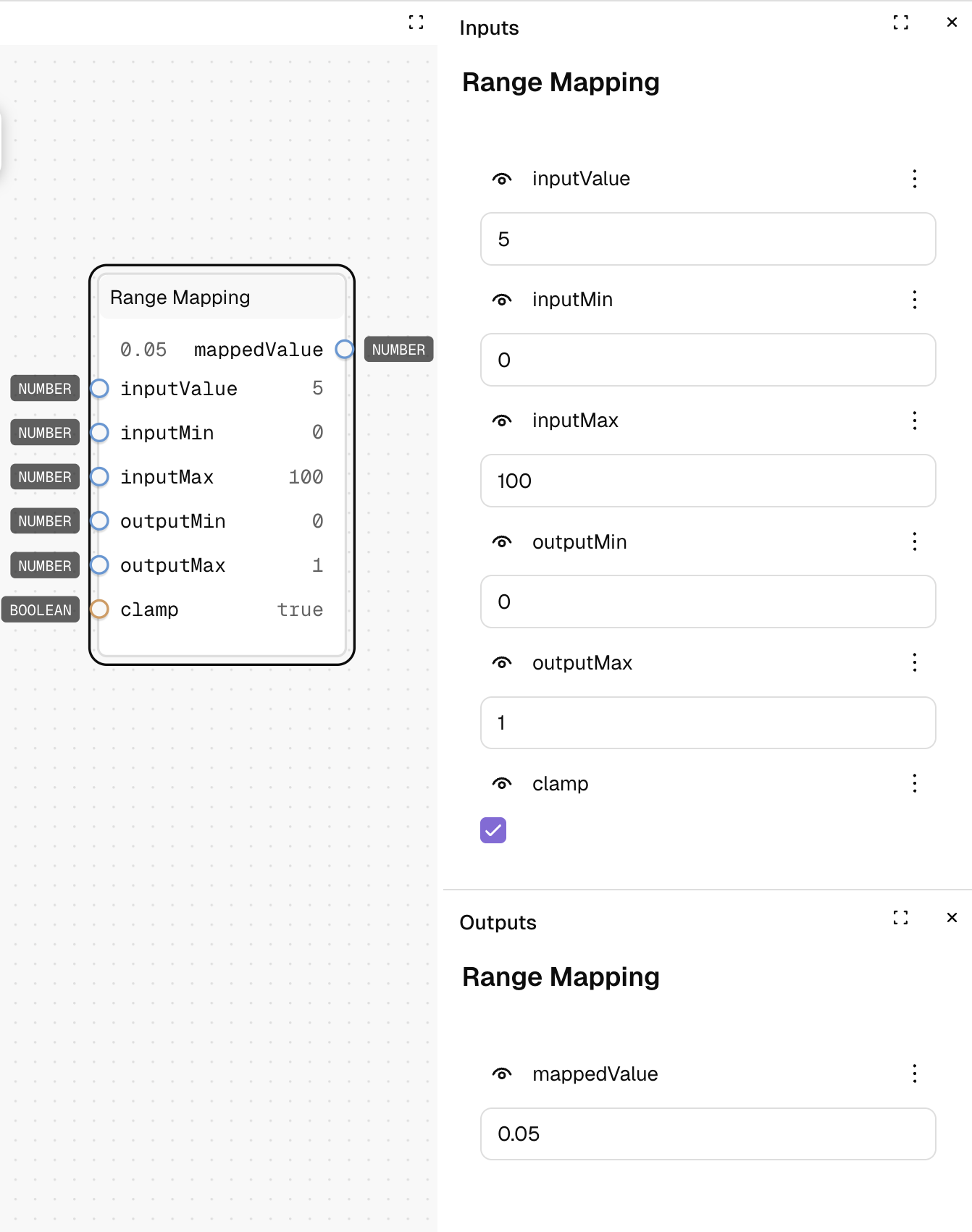 Range Mapping Example