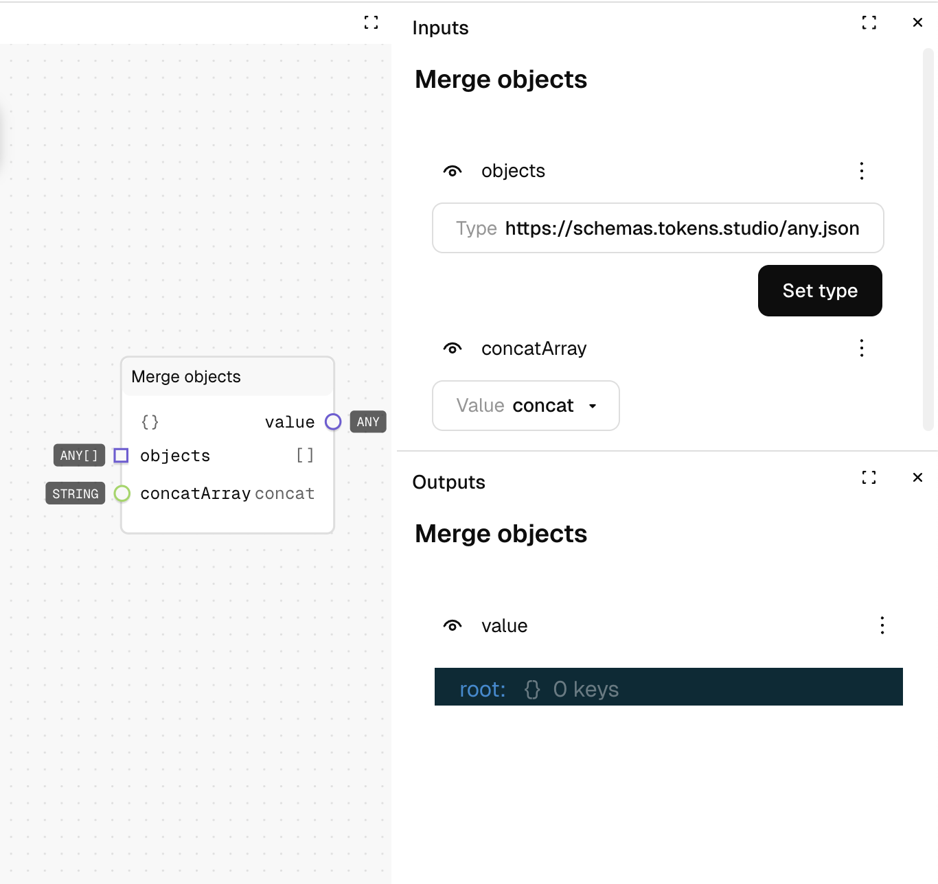 Merge objects Example